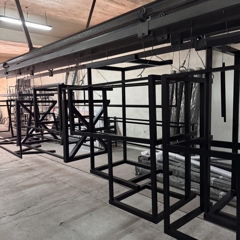 İç Mekan Dekorasyon Ürünleri Elektrostatik Toz Boyama